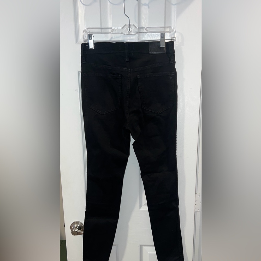 Madewell 10” high rise skinny black jeans